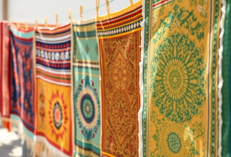 Processos indicados apra conservar as cores originais em tapeçarias artesanais expostas ao sol