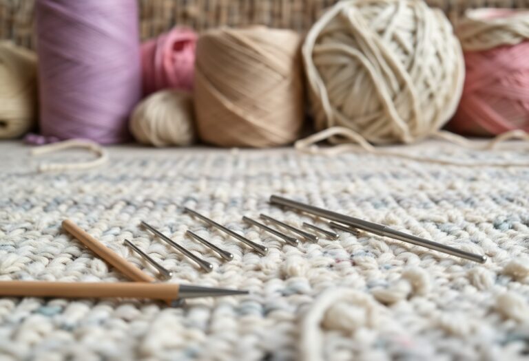 Como escolher o modelo ideal de agulha curva para tapeçarias espessas em lã boho