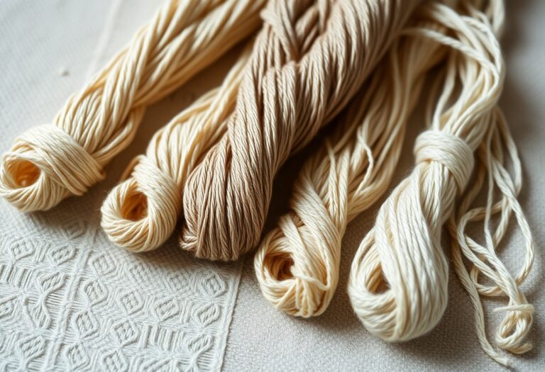 Tipos de fios de linho ideais para tapeçarias minimalistas de parede neutras