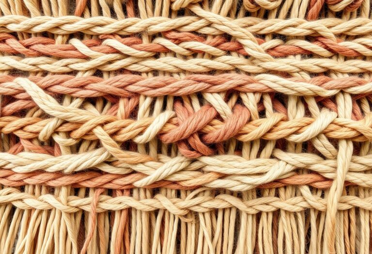 técnicas de entrelaçamento para tapeçarias rústicas de fios naturais