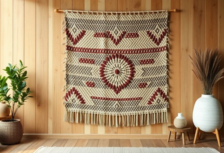 Por que usar lã natural tingida em tapeçarias rústicas decorativas escandinavas
