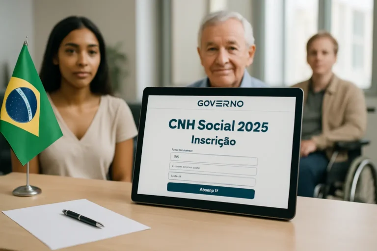cnh social inscrições